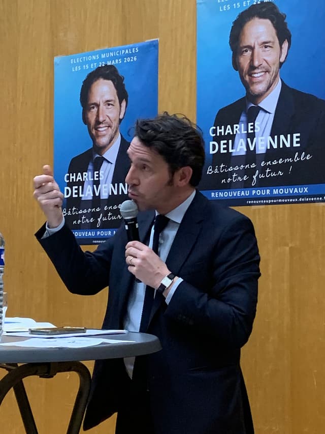 Charles Delavenne lors de la réunion